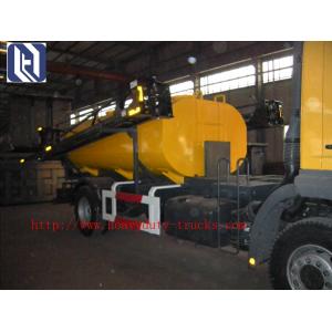 China 2017 New Howo7 10 Cbm Sewage Suction Truck 6x4 10tires For Sanitary Sewer Cleaning and rear lifting cover supplier