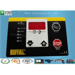China Matte Or Glossy Membrane Switch Overlay , PET 0.2 Mm Transparent Custom Graphic Overlay supplier