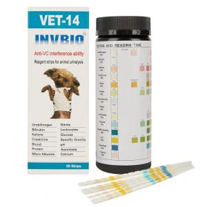Brand INVBIO Fast Delivery VET Pet Urine Test Strips 14 Parameters Super Market