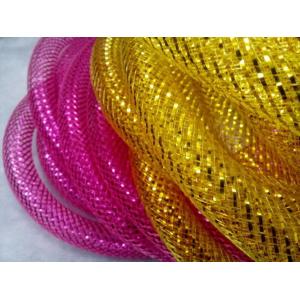 China UL ROHS  PET Expandable Braided Sleeving Fire Resistance / Wire Mesh Sleeve supplier