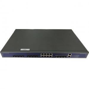 16 PON Ports GPON OLT With 8GE Copper RJ45 Ethernet Ports And 4*GE(SFP)/4*10GE(SFP+)