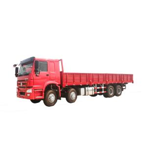 China SINOTRUK HOWO 12 Wheels 8X4 Flatbed Cargo Truck Heavy Duty Truck Lorry Van Load supplier