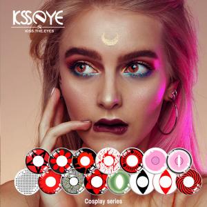 Safe Circle Costume Colored Cosplay Contact Lens Green Blue Pink 14.5mm