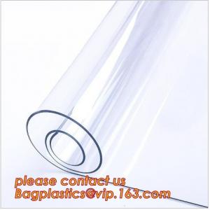 Custom transparent tablecloth soft plastic tablecloth waterproof and oil proof, PVC waterproof soft glass cloth mat Plas