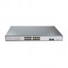 fiber Optic Switch 16 ports POE Switch with 2 SFP fiber ports for data center