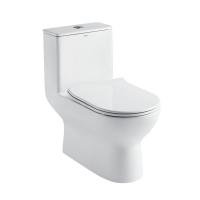 China Siphon Flush 1.1 Gpf Elongated Round One Piece Toilets D707×W370×H715mm on sale