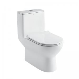 Siphon Flush 1.1 Gpf Elongated Round One Piece Toilets D707×W370×H715mm