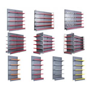 Durable Grocery Store Display Racks  /  Multi Combination Store Display Fixtures To Wall