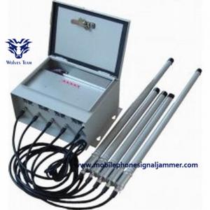 Outdoor 3-8 Bands IP Control 433MHz RF Mobile Cell Phone WIFI3.6G GPS RF Signal Jammer