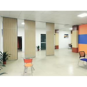 China Aluminium Alloy Melamine Surface Soundproof Movable Wall Partition 65 mm Thickness supplier