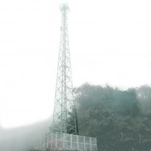 Galvanized Steel Telecom Tower Self Support Mast Rapid Deployment Site RDS