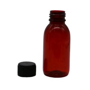 China 100ml Medical Grade Oral Liquid Medicine in Plastic Bottle with Measuring Cup Included supplier