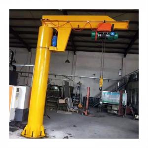 China 360 Degree Slewing Arm Cantilever Jib Crane 500kg With Electric Chain Hoist supplier