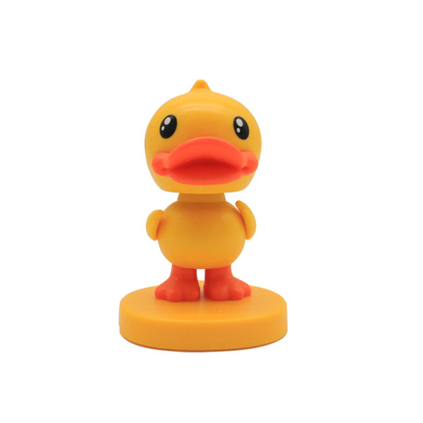 China B.Duck Bobble Head Dolls Yellow Duck ODM Plastic PVC Material on sale