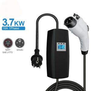 RoHS Certified Universal Portable EV Charger with 110V-450V Input Voltage