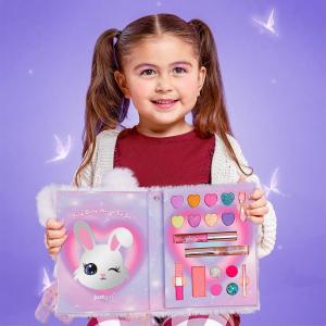 Skin Friendly Kids Play Makeup Kit With Lip Gloss Eye Shadow Palette Customizable