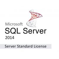 China Original English Software Key Codes MS SQL Server 2014 Standard DVD OEM on sale