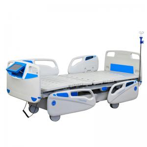 China Motorized ICU Hospital Bed 8function With Weighing Scale Electric Fine supplier