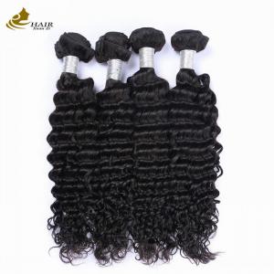 Deep Wave Yaki Human Hair Bundles And Closure 30 Inch custom