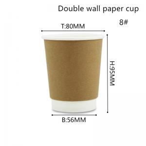 China Biodegradable Hot And Cold Beverage Cups 8oz 12oz 16oz supplier