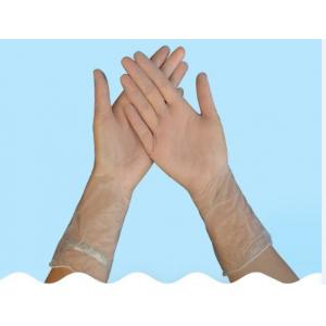 Waterproof Vinyl Disposable Gloves Powder Free 12 Inches Vinyl Exam Gloves Large