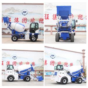China 2.0m3 Self Loading Concrete Mixer Truck Self Loading Cement Truck 76Kw supplier