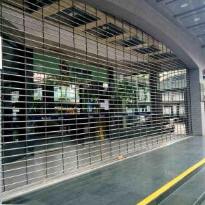 China Powder Coating Storefront Security Grilles , Aluminum Roll Up Grille Security Gate supplier