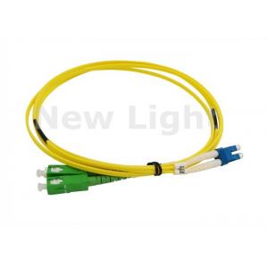 China Low Insertion Loss SC LC Fiber Optic Cable , 3m Fiber Patch Cord For CATV supplier