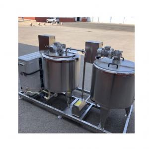 Milk storage Fermentation cooling  pasteurization CIP cleaning Milk processing line