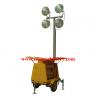 Mobile Light Tower Generator Hand Elevated Solar Type Lighting Tower