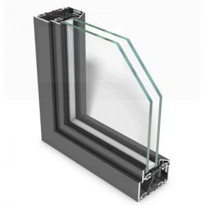 China Modern Furniture Aluminum Glass Profile For Wardrobes Kitchen Cabinet Door Frame supplier