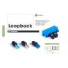 LC Loopback Multimode MPO Connector Female MTP Fiber Optic Loopback Patch Cord