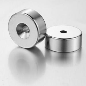 N52 Neodymium Disc Countersunk Hole Magnets For Linear Motor