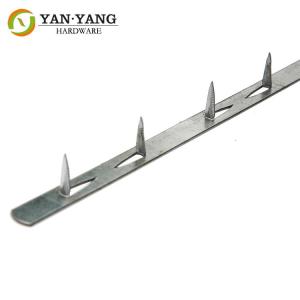 best factory price durable one meter long sofa iron metal tack strip without PVC cover