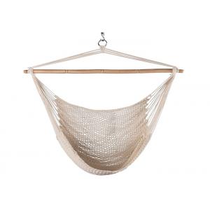 Nontoxic Hanging Hammock Chair Indoor With Polyester Cotton Rope Material
