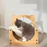 China MOWE LOVE Factory Direct Durable Odor-Free High Density Easy to Clean Corrugated C-Type Chair Cat Scratch Board wholesale