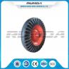 16 Inch Solid Rubber Wheels Black Tyre Color Steel Rim 150kg Loading For Tractor