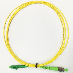 China FC / APC To LC / APC Fiber Optic Patch Cord  2.0mm 8° Angel Polishing Low Insertion Loss supplier