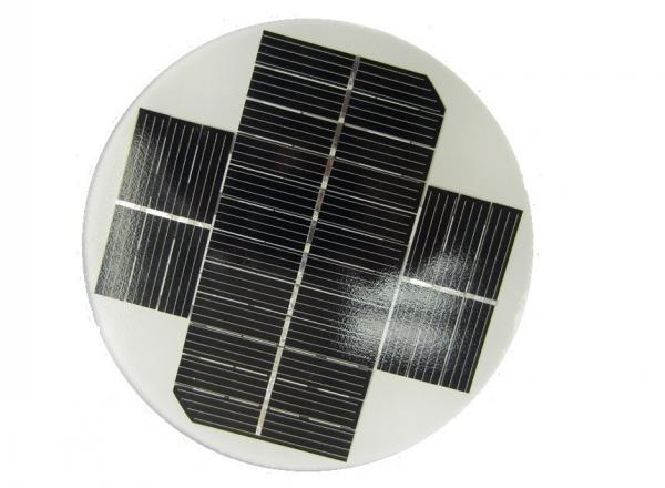 Small Size Round Solar Panel OEM Dimension With High Module Conversion