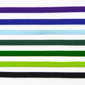 China Purple Grey Black Reflective Shoe Laces Colored High Vision Flat Braided Nylon supplier