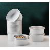 Food Grade Aluminium Paper Bowls With Lids Takeaway Round Aluminium Foil Bowl