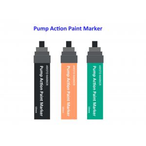 12mm Pump Action PP Paint Marker Pen / Safety Art Marker Pens for Artists