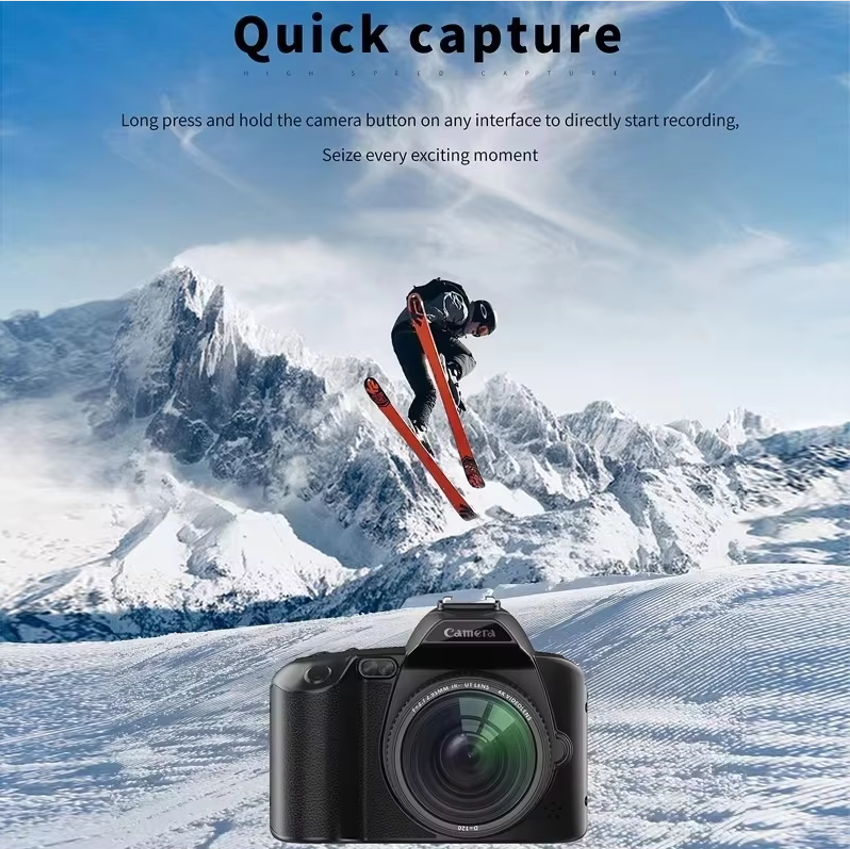 China 4k Digital Camera Dual Video Vlog Wifi CCD Camera 64MP 16x Zoom 3.0'' Touch Screen wholesale
