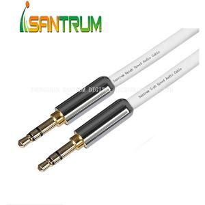 China High Quality Metal Shell 3.5mm Audio Cable for Car Audio supplier