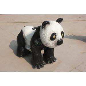 Coin Operated Electric Toy Car Walking Simulation Panda Ride For Playground