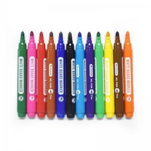 China Bright And Versatile Colourful Whiteboard Markers For Black Dry Erase Board Erasable supplier