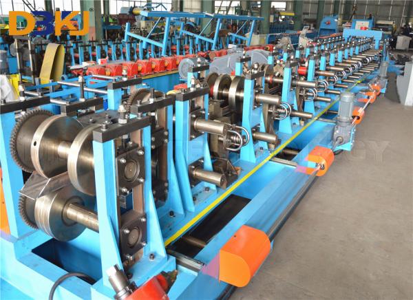 Customized Purlin C Channel Roll Forming Machine With 12 Month Guarantee Period