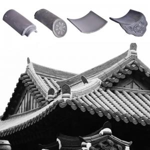 China Old Style Traditional Japanese Roof Tiles For Japanese Temple Tea House supplier