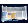 China air cushion pillow bags, inflatable air filled pillow bag, shockproof recycable air pillow glass bottle bag, bagplastics wholesale