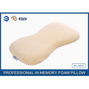 China Curved Safe Memory Foam Baby Pillow For Infant Neck / Shoulder And Flat Head supplier